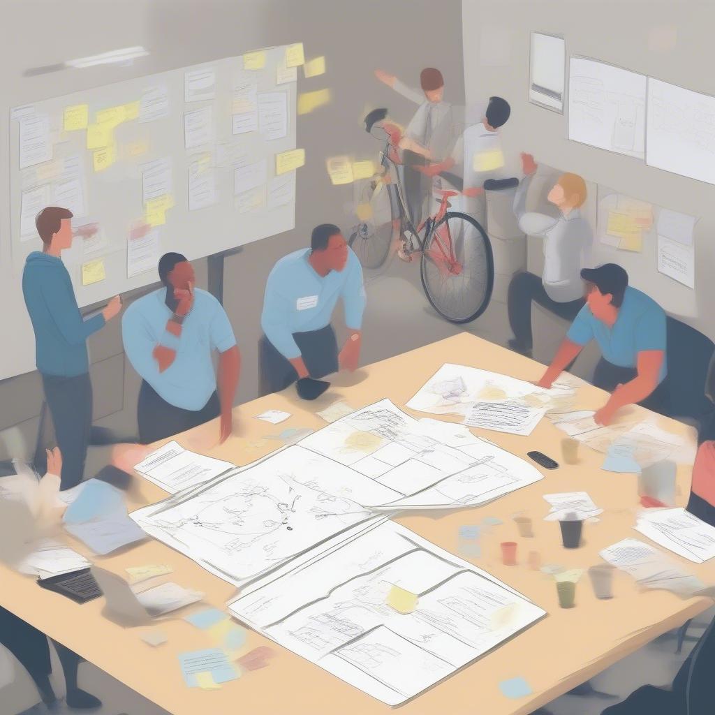 Agile Scrum Project Management in Garage