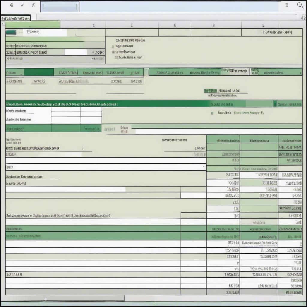 Mẫu bảng cân đối số phát sinh excel