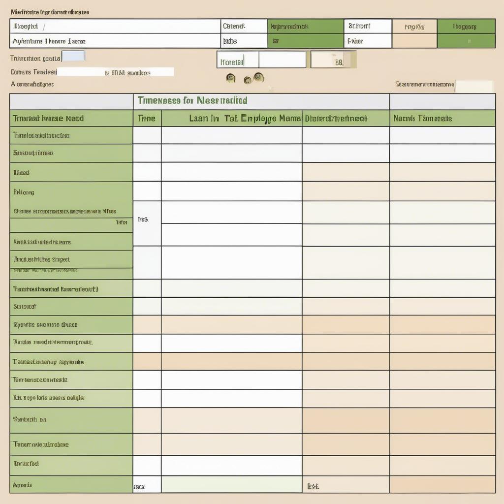 Bảng chấm công Excel miễn phí