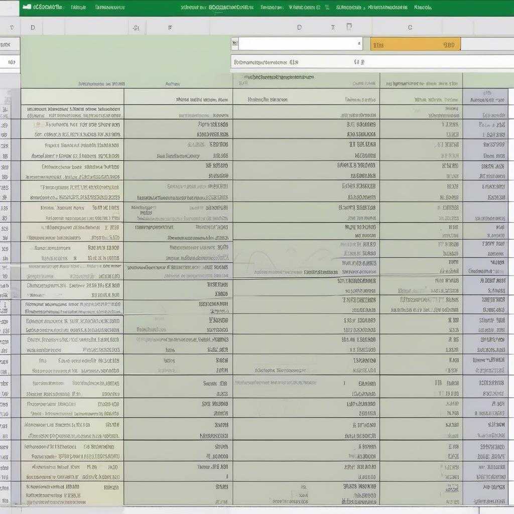 Mẫu Bảng Lương Excel