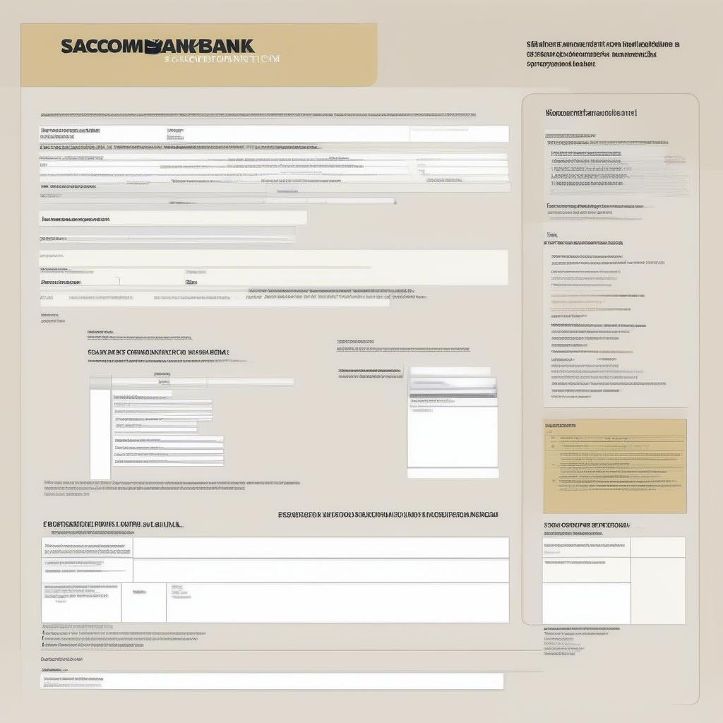 Sacombank application form example