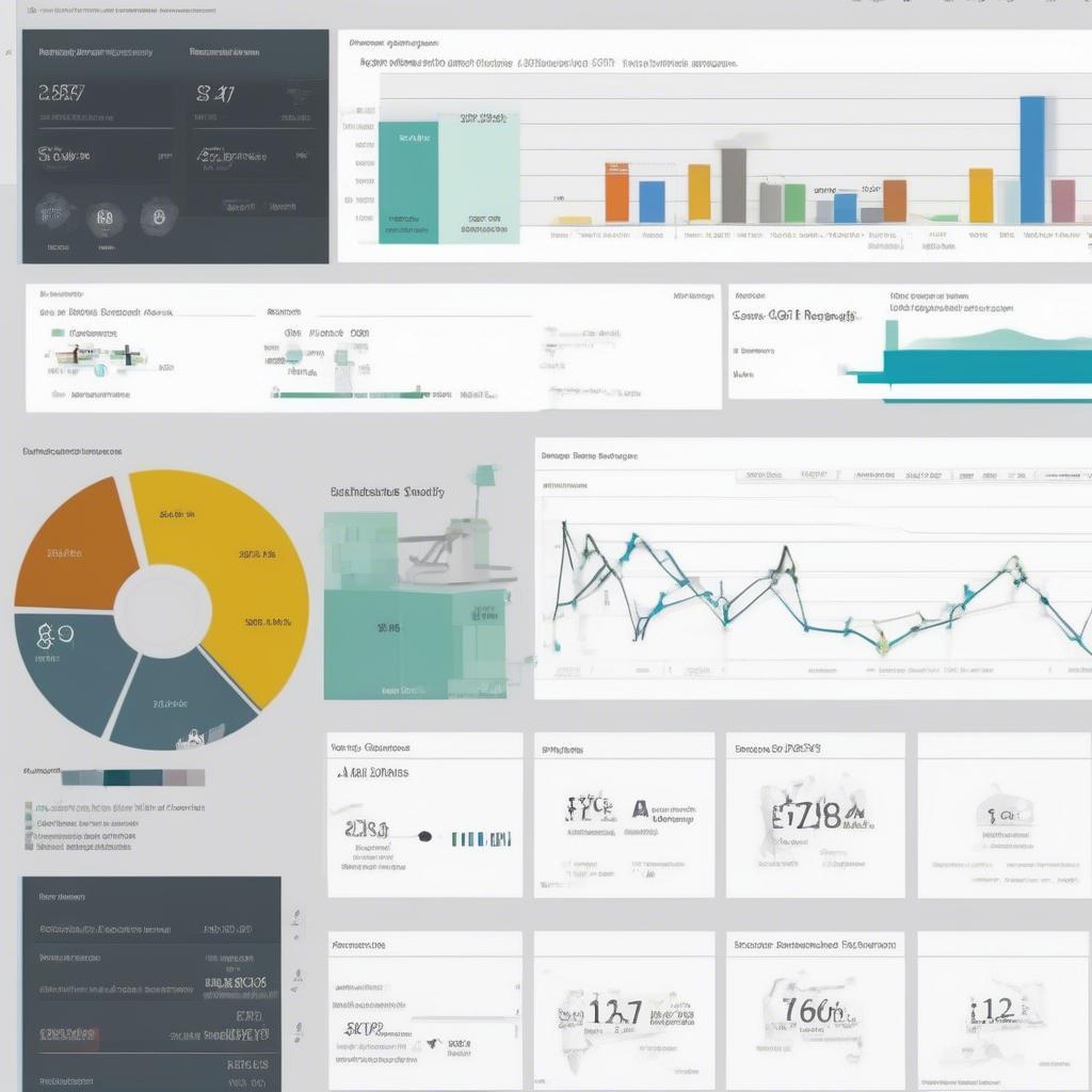 Báo cáo Power BI hiển thị dữ liệu về doanh thu, chi phí, lợi nhuận và hiệu suất nhân viên của một xưởng gara ô tô.