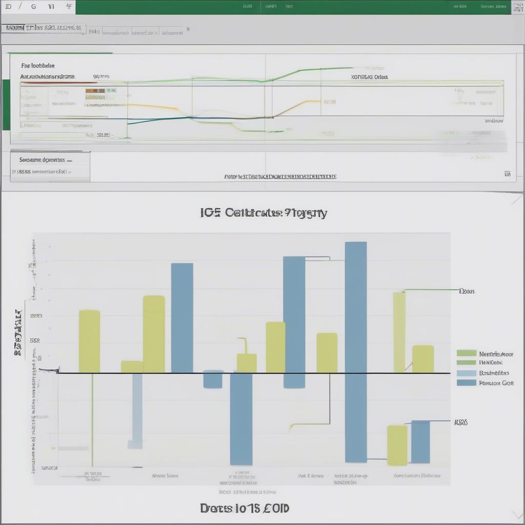 Ví dụ về biểu đồ 3 trục tung trong Excel