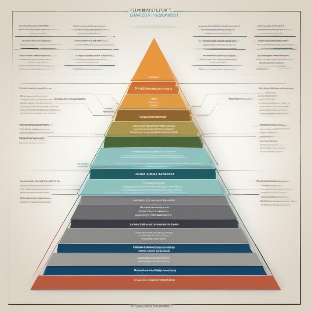 Different levels of management in a business organization