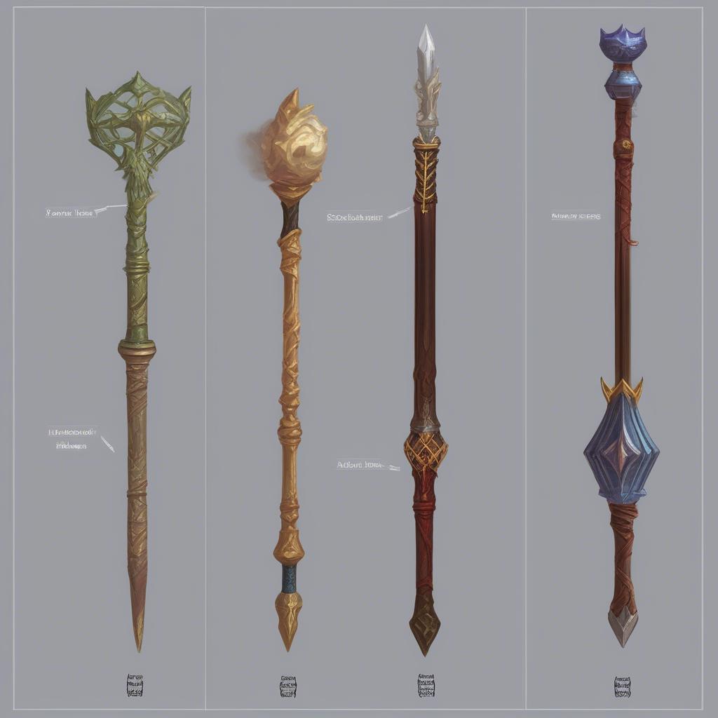 Different Types of Scepters