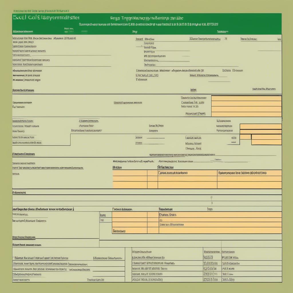 Các Loại Mẫu Phiếu Lương Excel