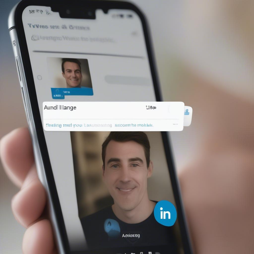 Cài đặt ngôn ngữ LinkedIn trên điện thoại