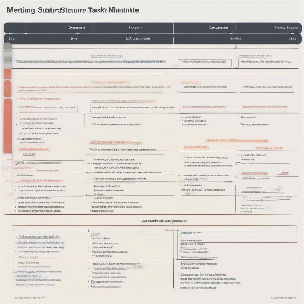 Standard Structure of Meeting Minutes