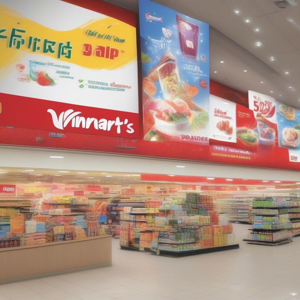 Chiến lược marketing Vinmart tập trung vào các chương trình khuyến mãi hấp dẫn.