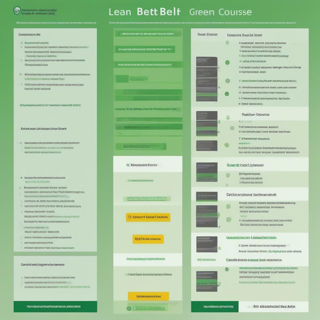 Choosing the Right Lean Six Sigma Green Belt Course