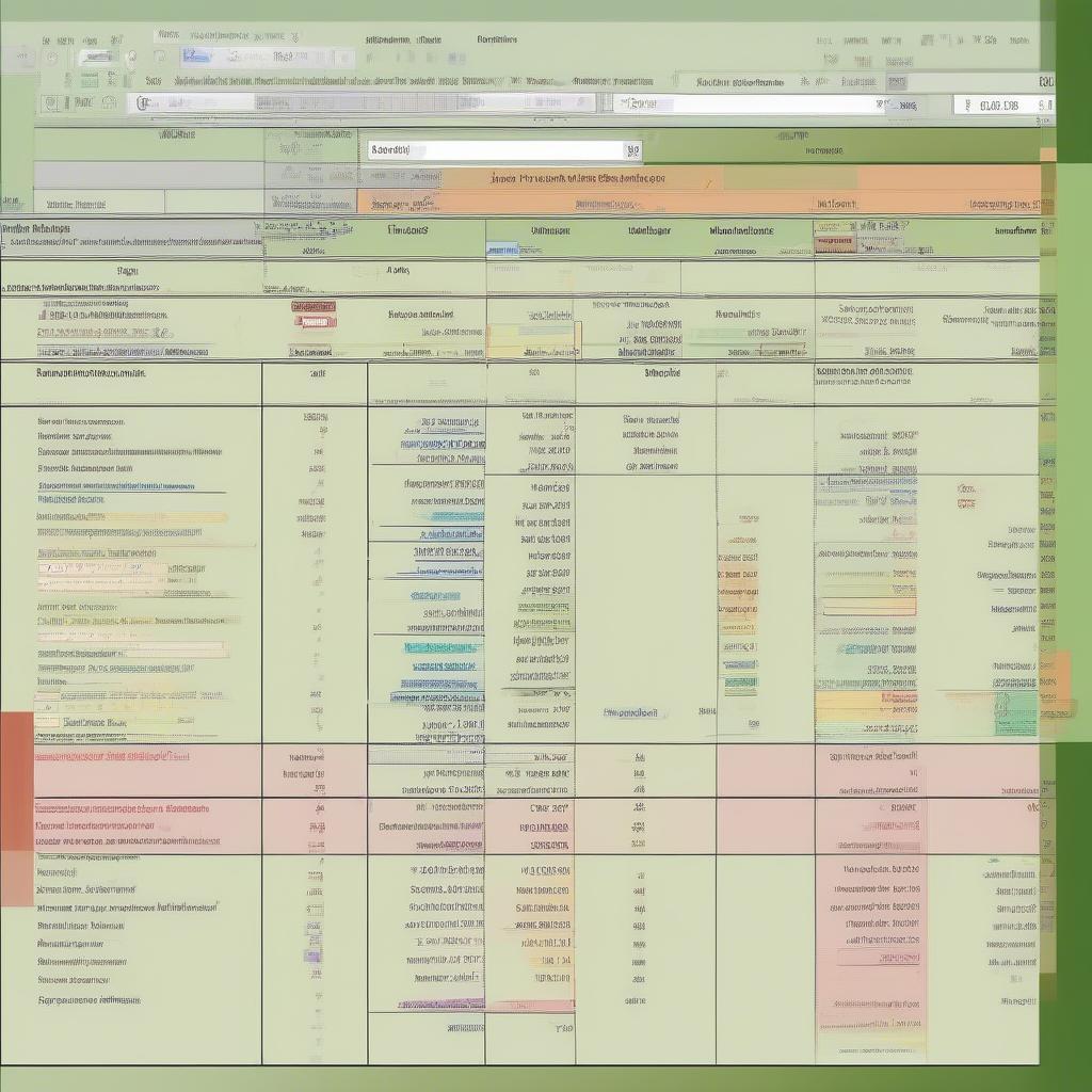 Công thức tính định mức phức tạp trong Excel