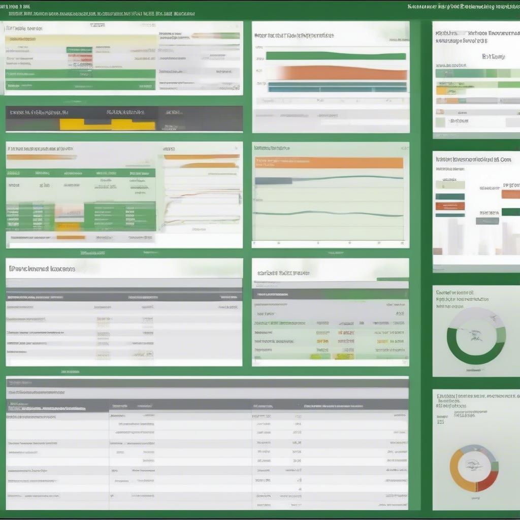 Đo lường KPI gara ô tô bằng bảng Excel