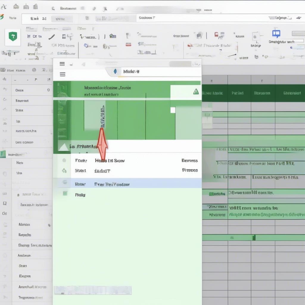 Đóng băng hàng đầu tiên trong Google Sheet