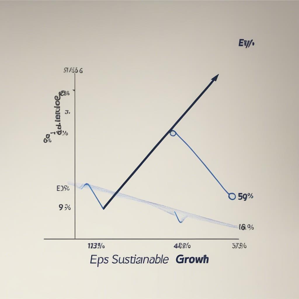 Hình ảnh minh họa mối quan hệ giữa EPS và tăng trưởng bền vững