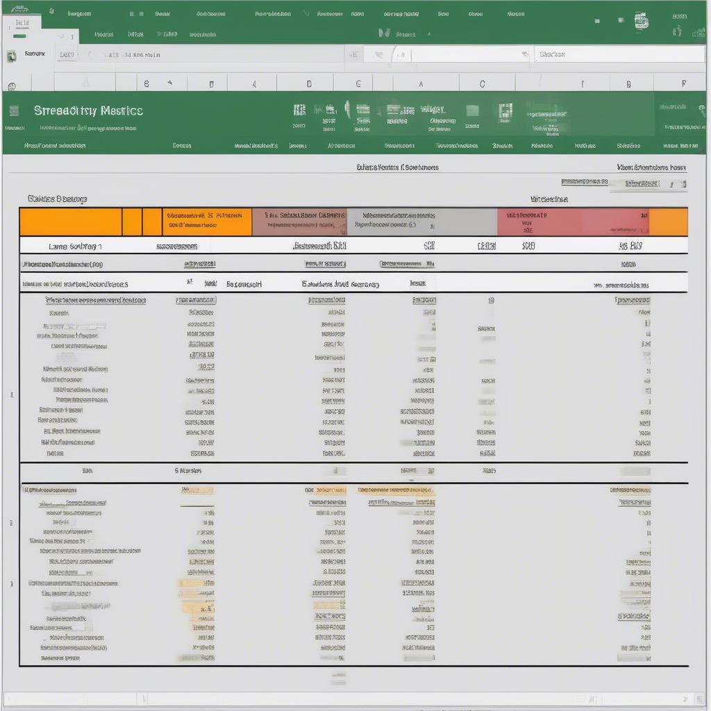 File Excel Thống Kê Sản Xuất Gara Ô Tô