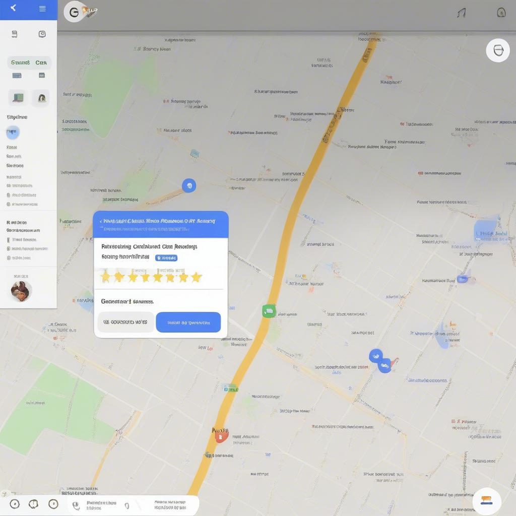 Gara ô tô nổi bật trên Google Maps