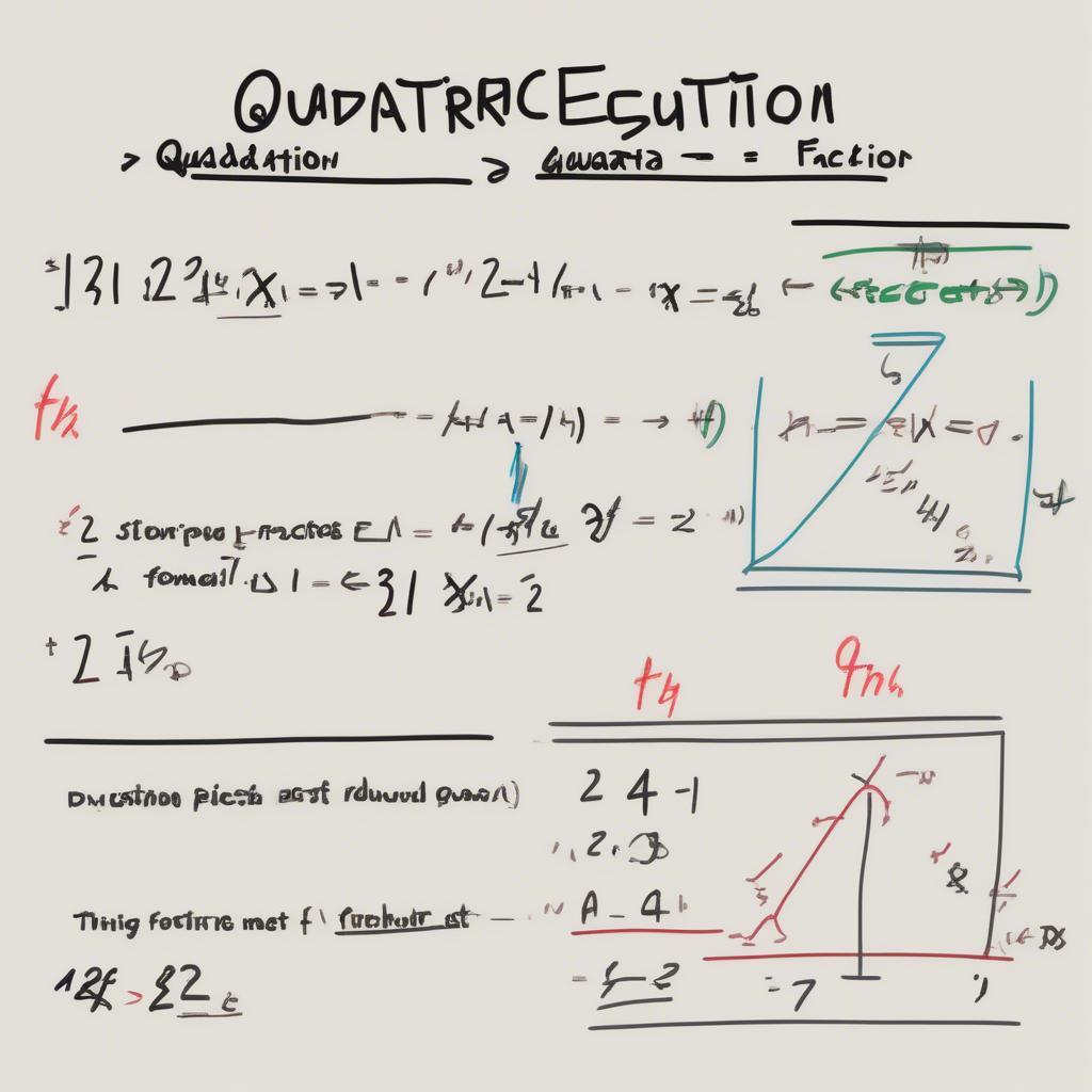 Solving Quadratic Equations