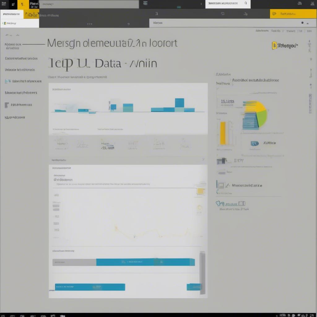 Giao diện Power BI Desktop sau khi cài đặt