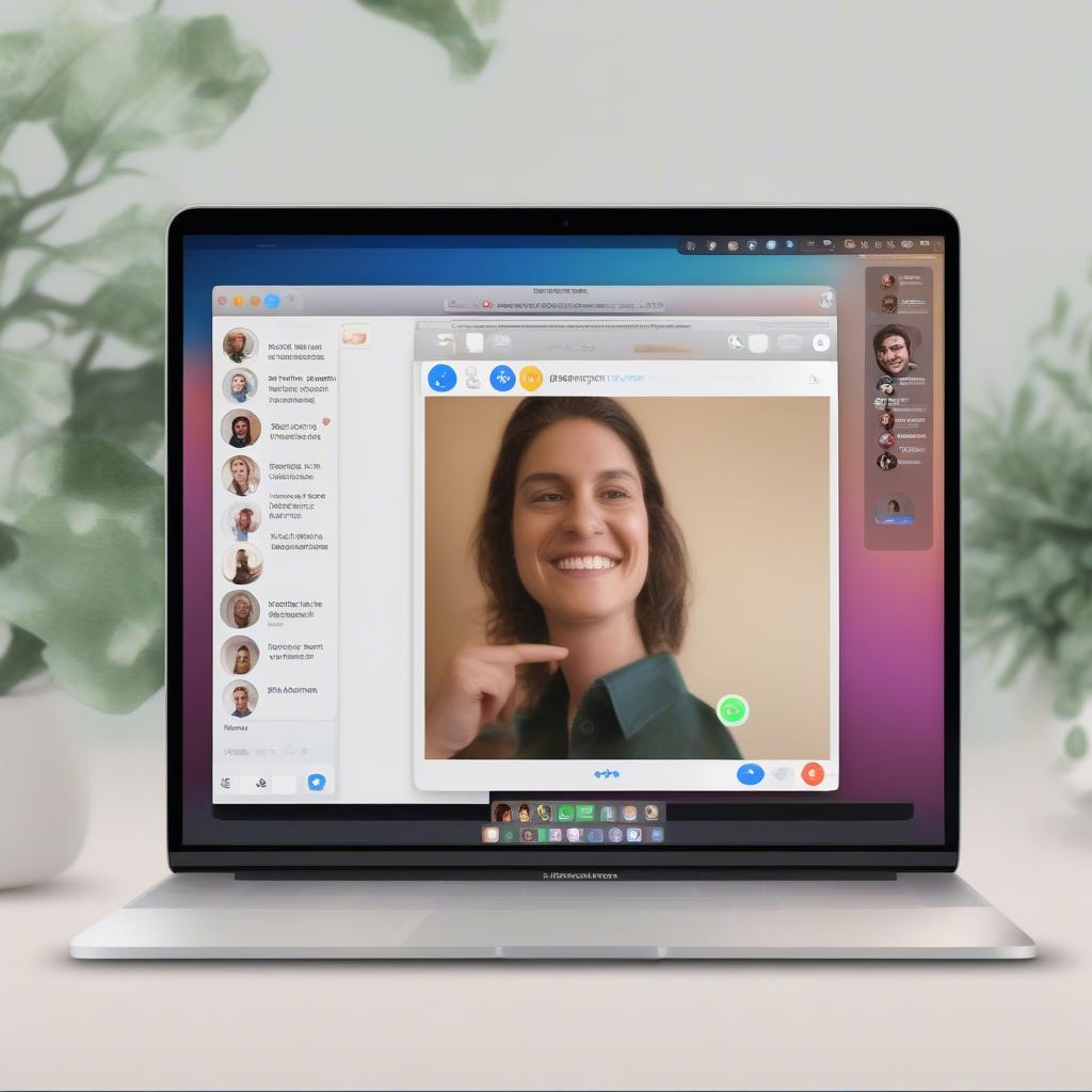 Gọi video call qua Messenger trên Macbook