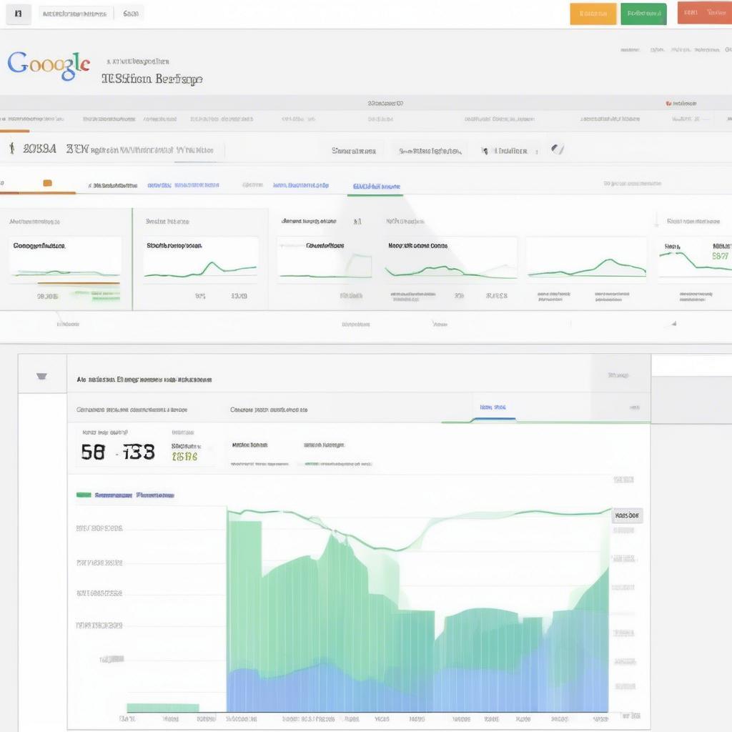 Google Analytics cho gara ô tô: Hình ảnh minh họa giao diện Google Analytics đang hiển thị dữ liệu về lượng truy cập website của một gara ô tô, bao gồm nguồn truy cập, thời gian truy cập, và các trang được xem nhiều nhất.