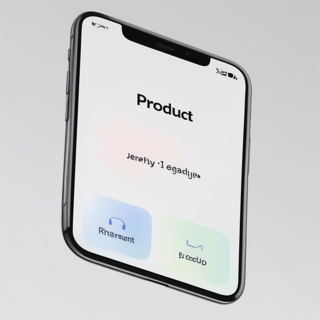 iPhone 11 Hiển Thị Chữ "Product"