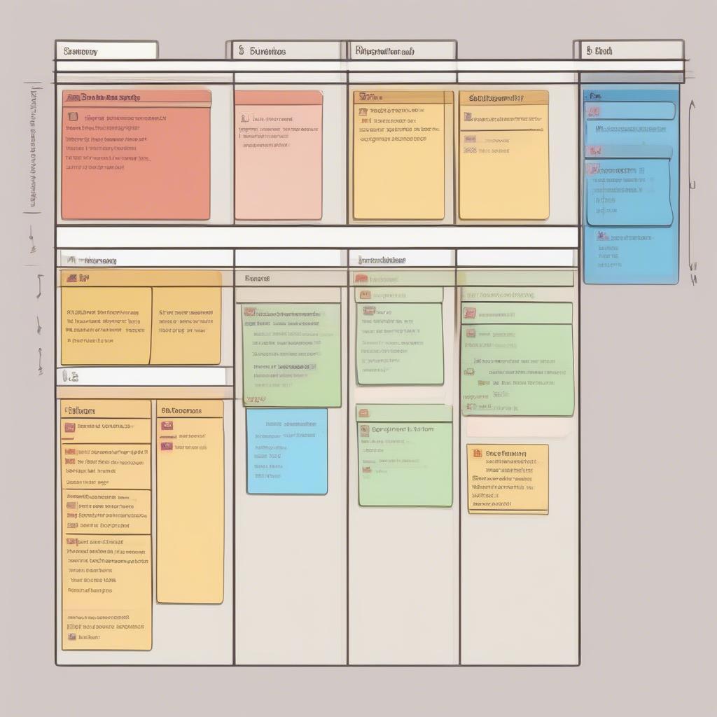 Ví dụ về bảng Kanban cơ bản