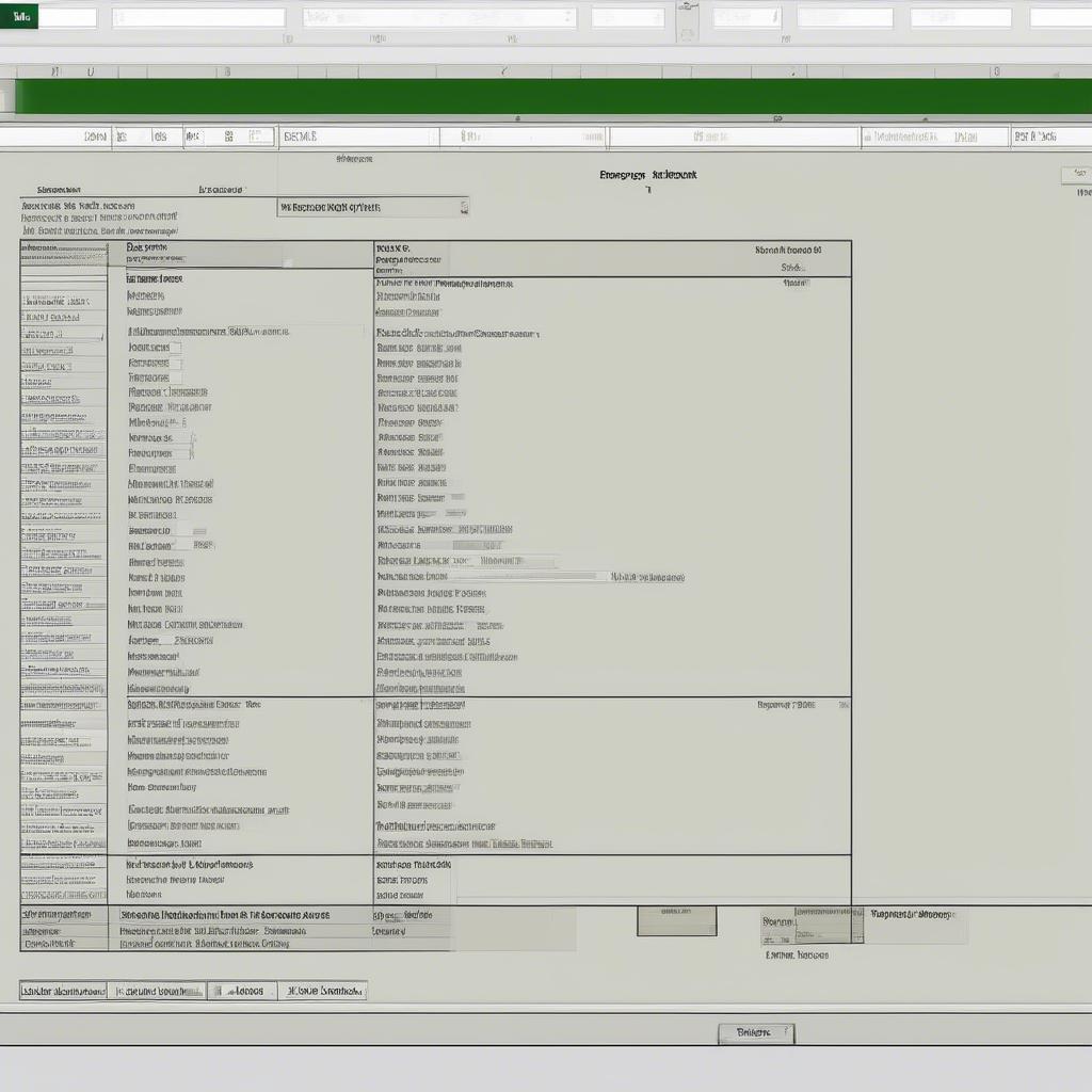 Lập Bảng Chấm Công Excel 2010 Bước 1