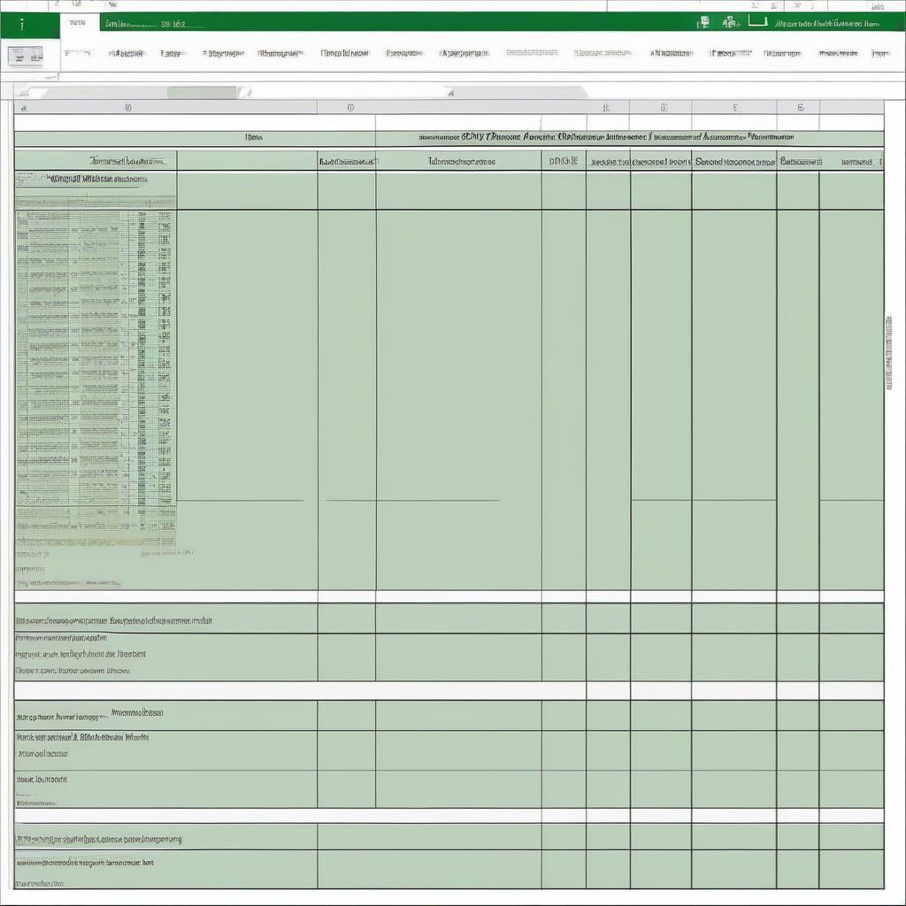 Ví dụ về bảng chấm công Excel đơn giản