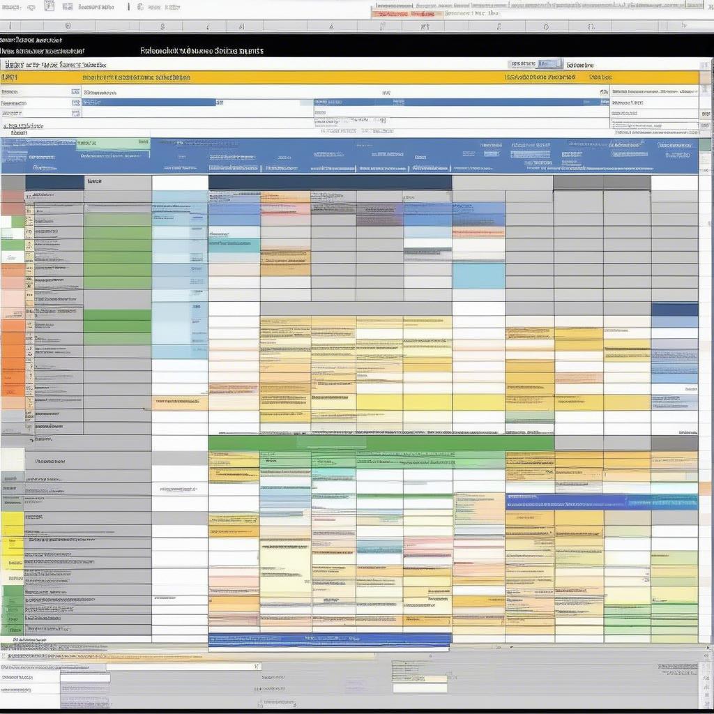 Lập lịch trình sửa chữa với Excel 200