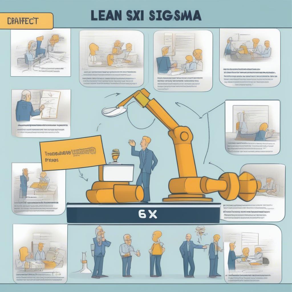 Lean Six Sigma Cartoon giải thích khái niệm