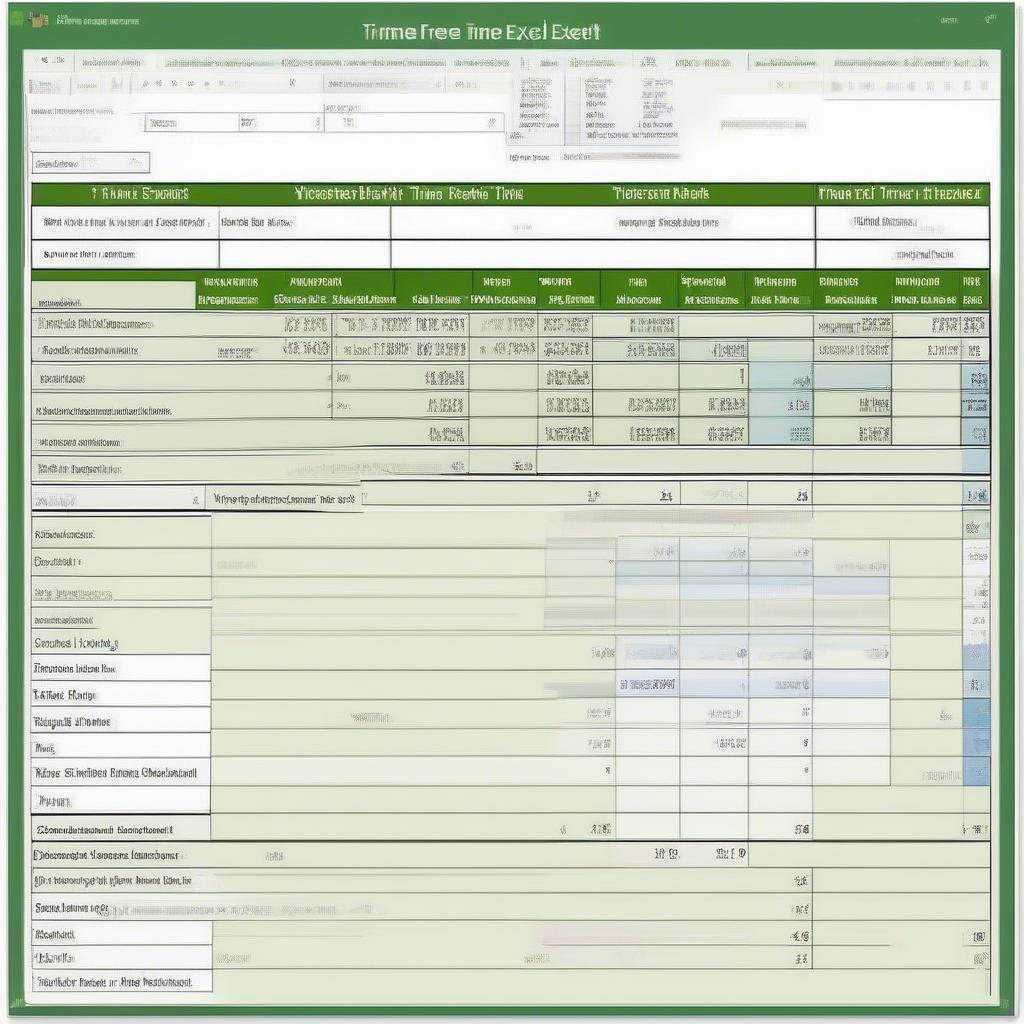 Mẫu bảng chấm công Excel miễn phí