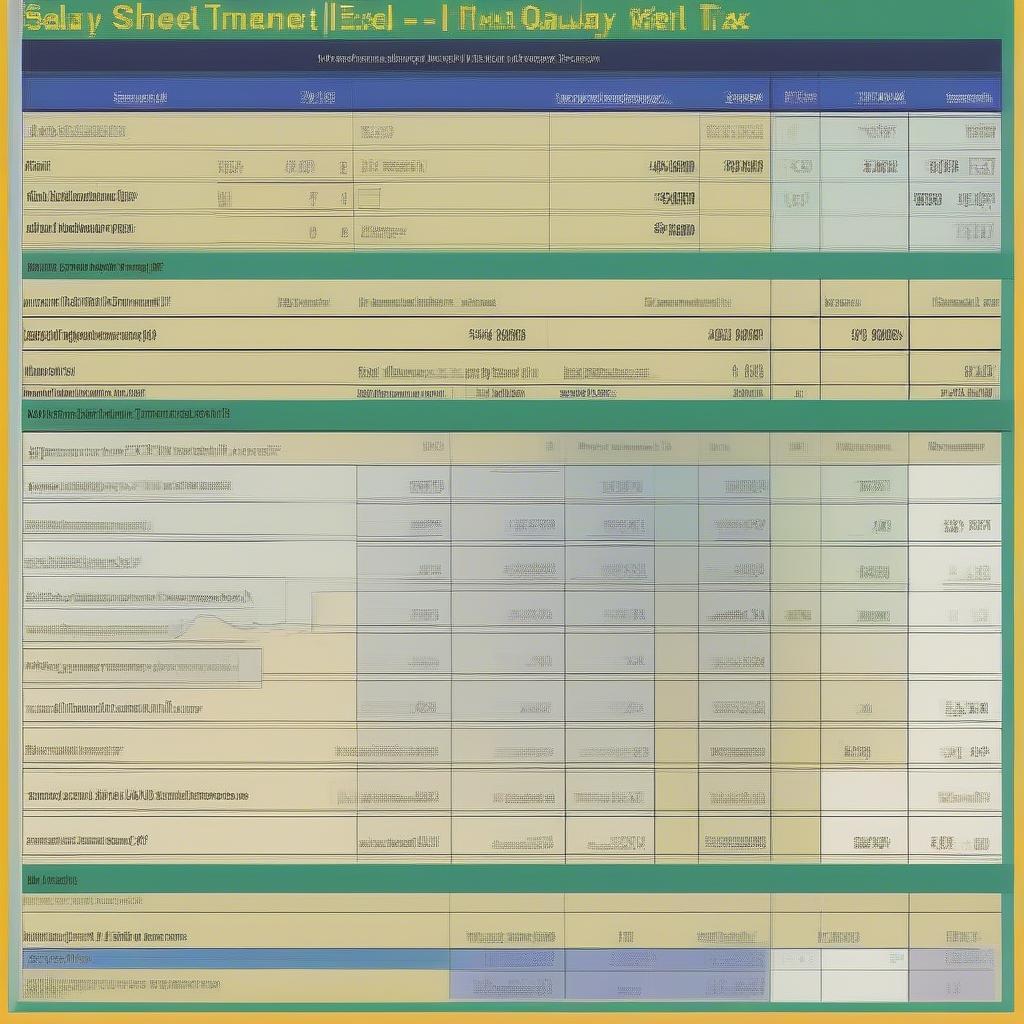 Mẫu Bảng Lương Excel Miễn Phí