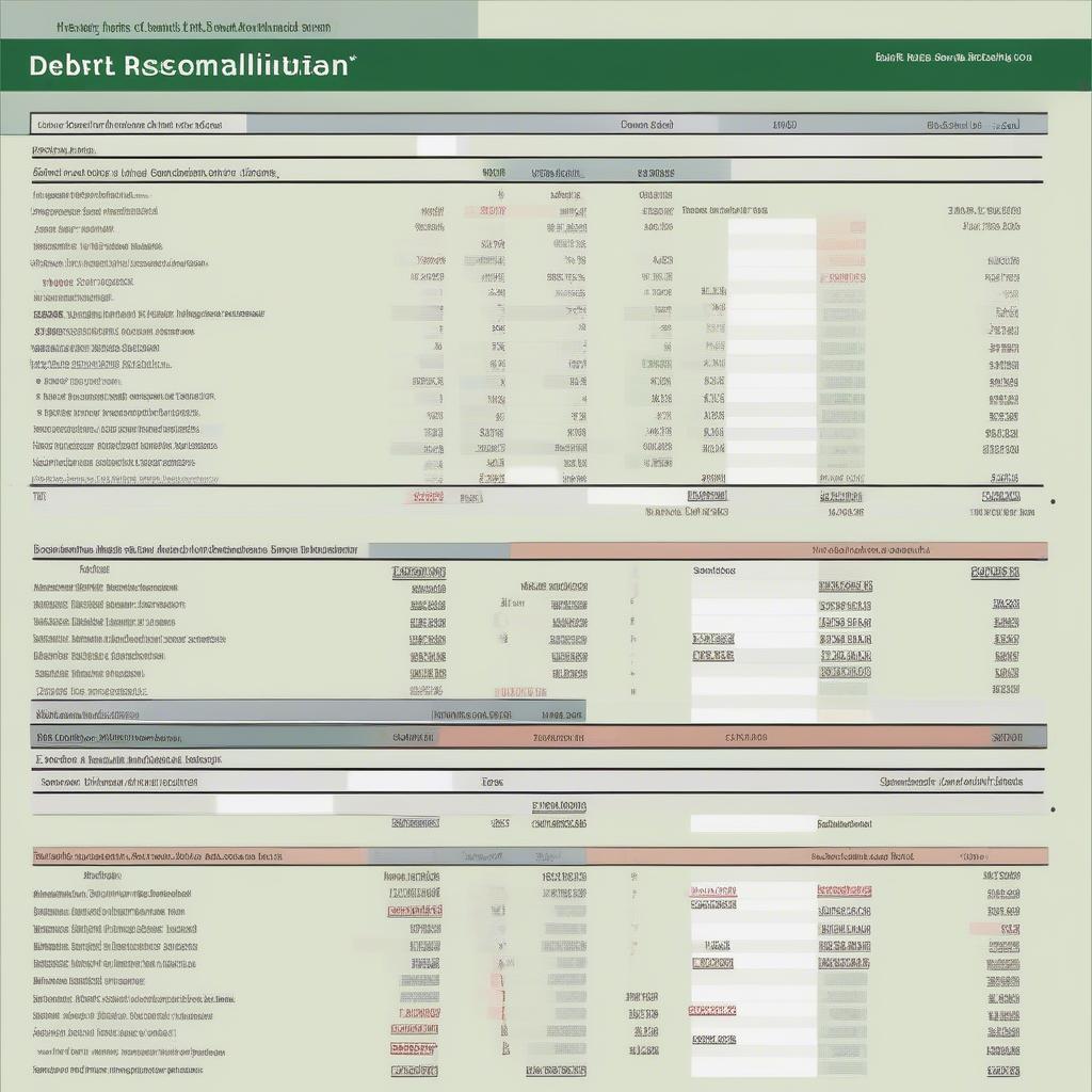 Mẫu đối chiếu công nợ Excel chi tiết, dễ hiểu