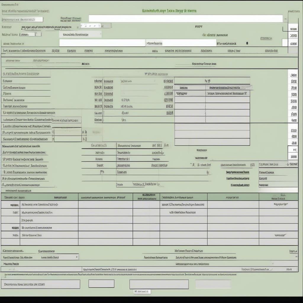 Mẫu form bảng lương Excel chi tiết