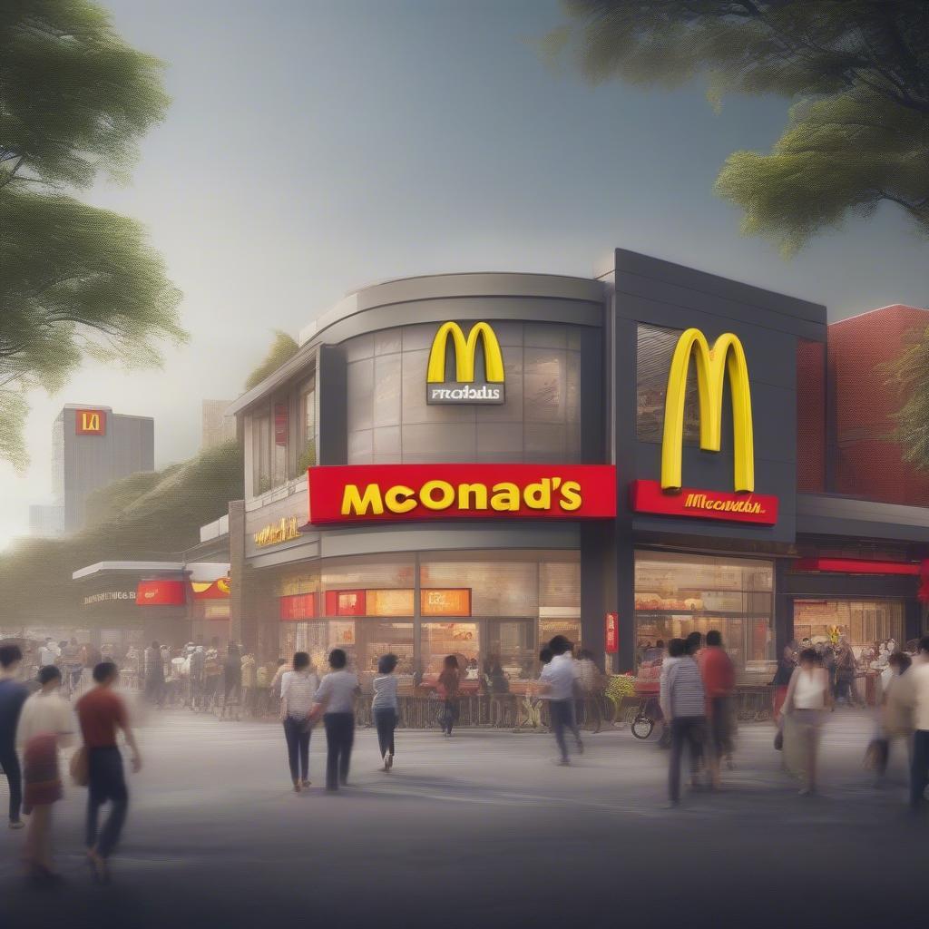 McDonald's VN tại vị trí đắc địa