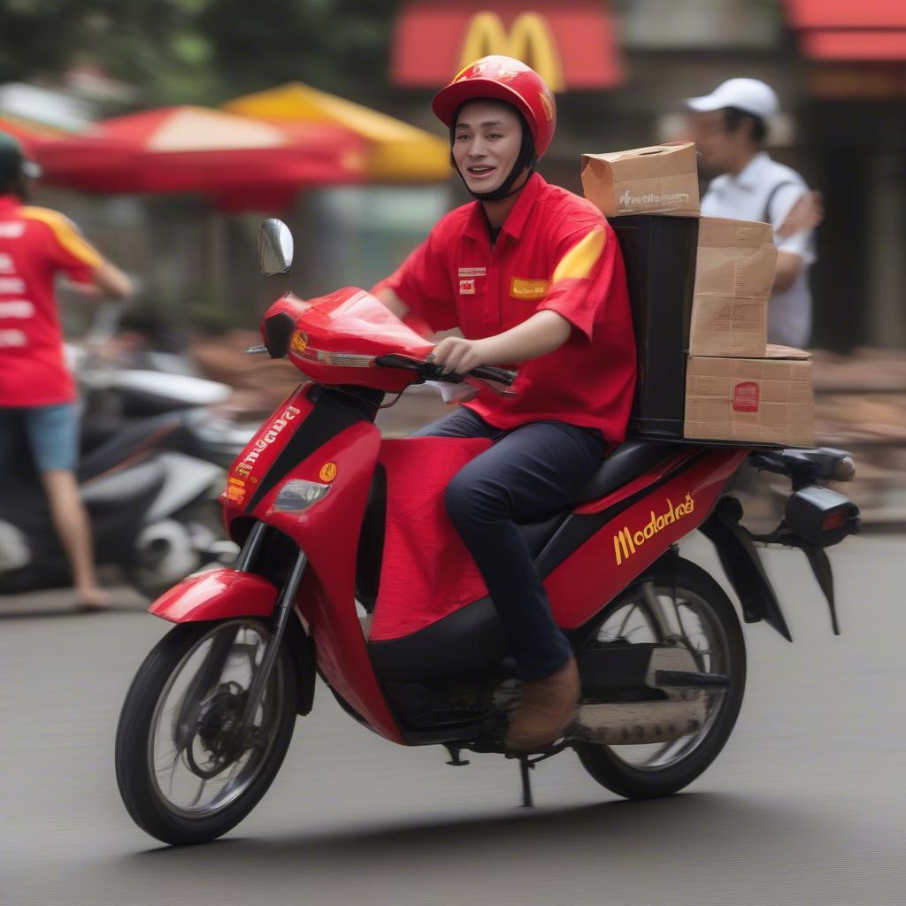 McDonald's Hà Nội: Dịch vụ giao hàng