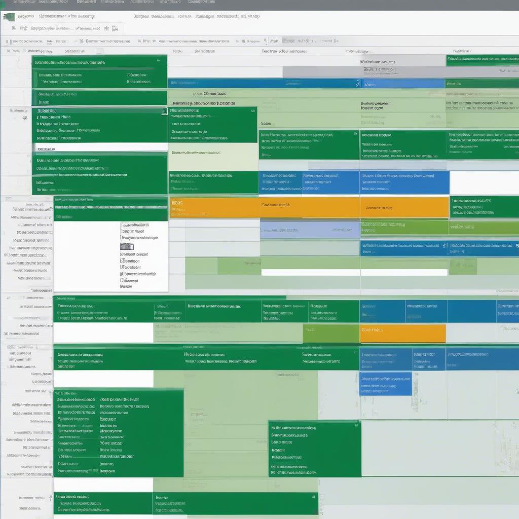 Giao diện Microsoft Project