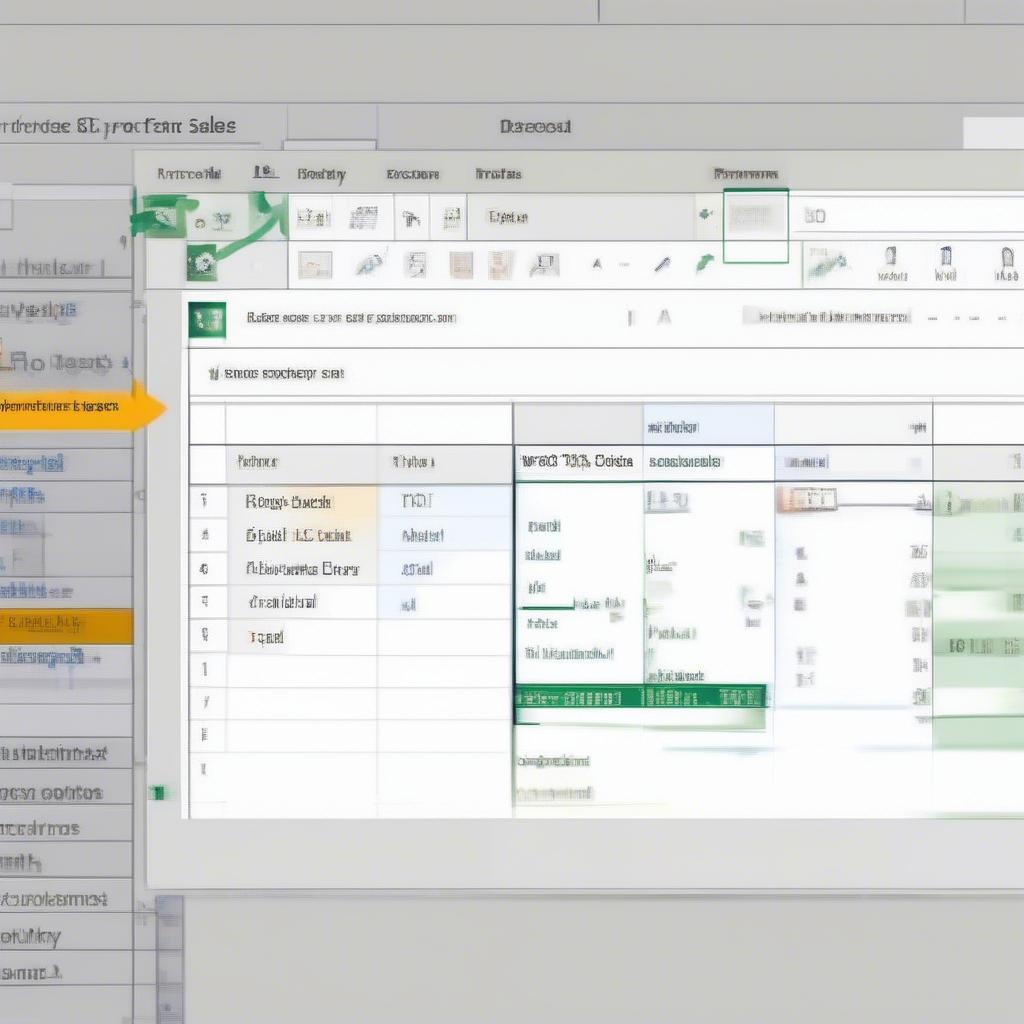 Nhập dữ liệu bán hàng vào Excel