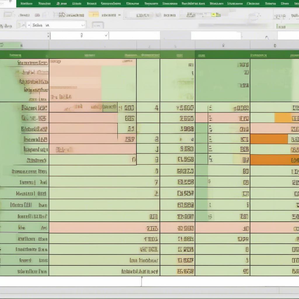 Nhập dữ liệu đơn hàng trong Excel