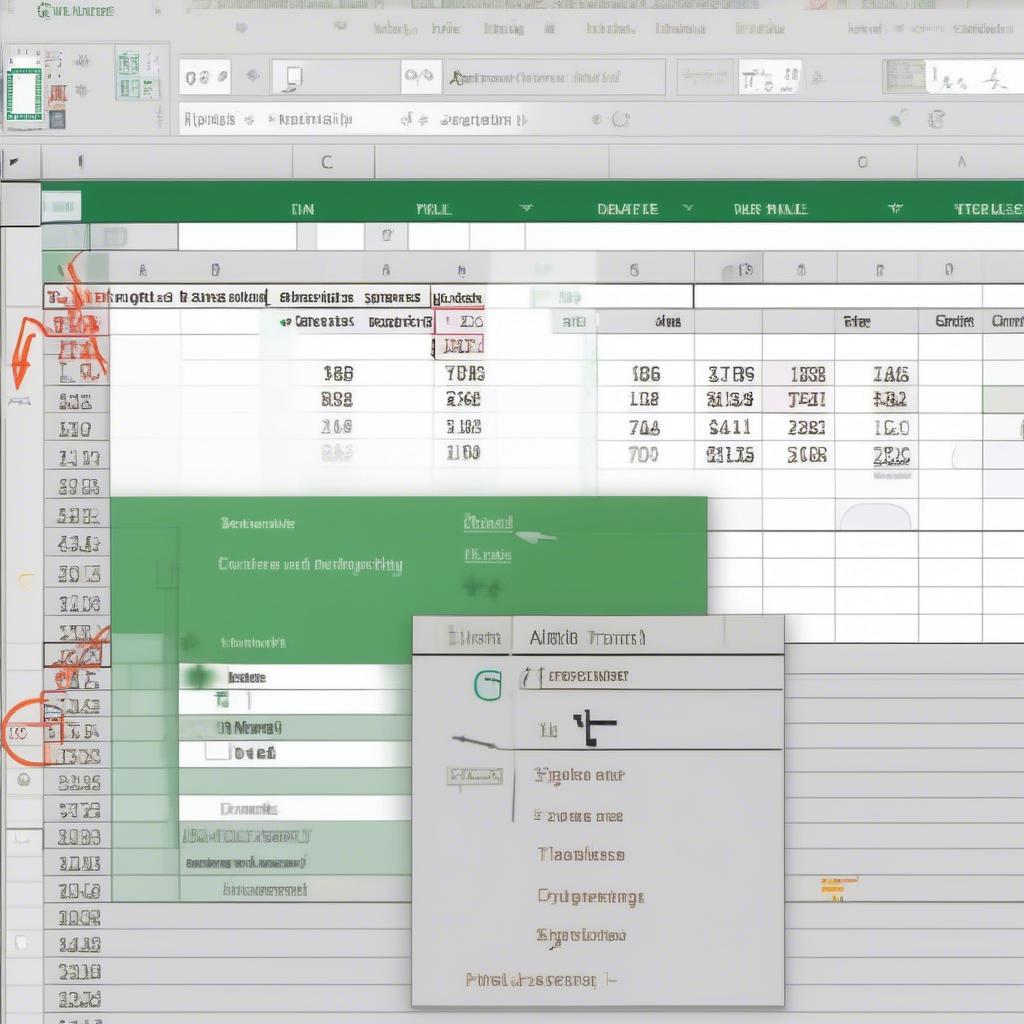 Nhập liệu và định dạng trong Excel kế toán