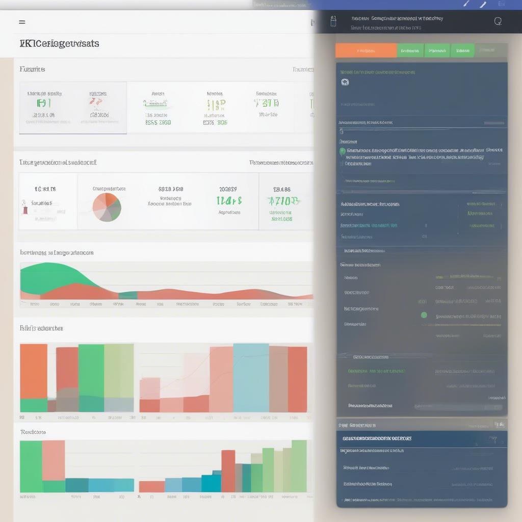 KPIStore software supporting chart of accounts management