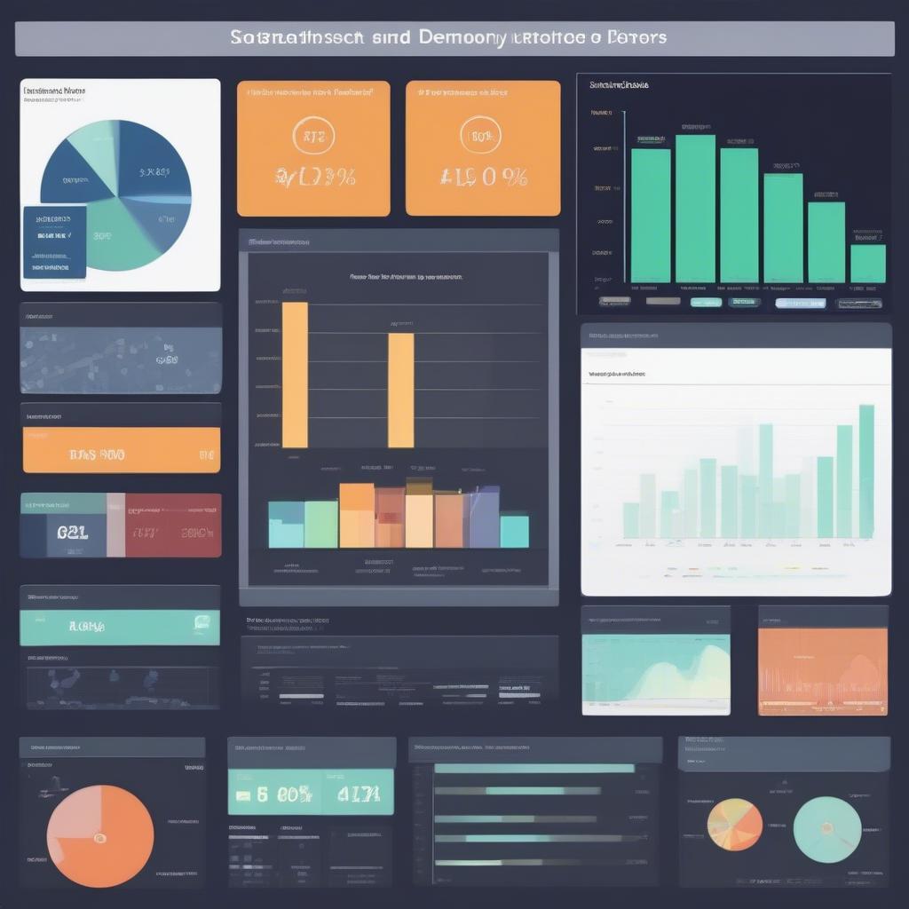 Business data analysis with software