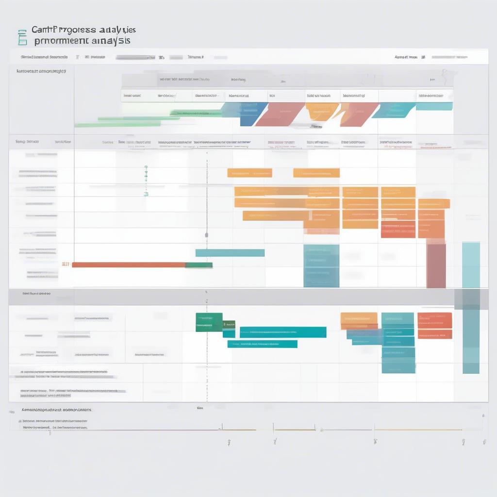 Phân tích hiệu suất với biểu đồ Gantt