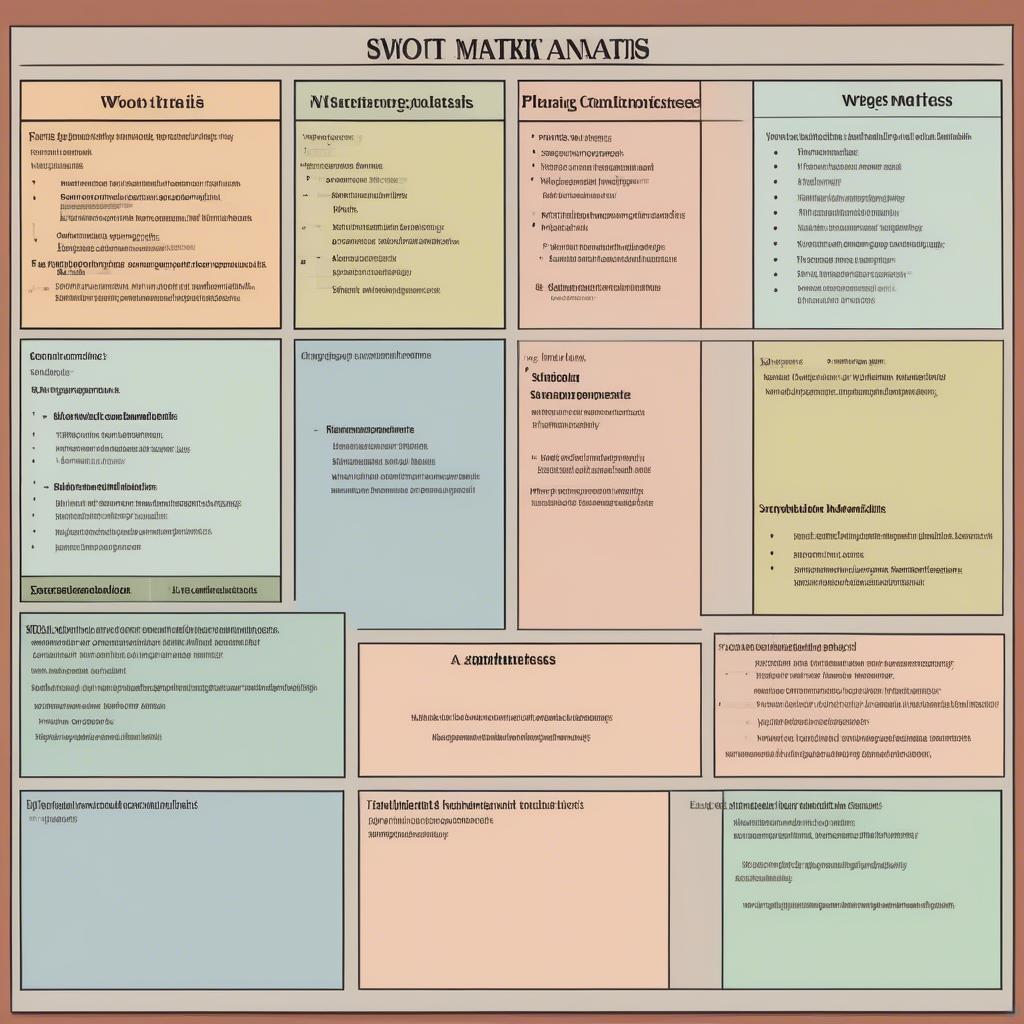 Phân tích SWOT trong kế hoạch