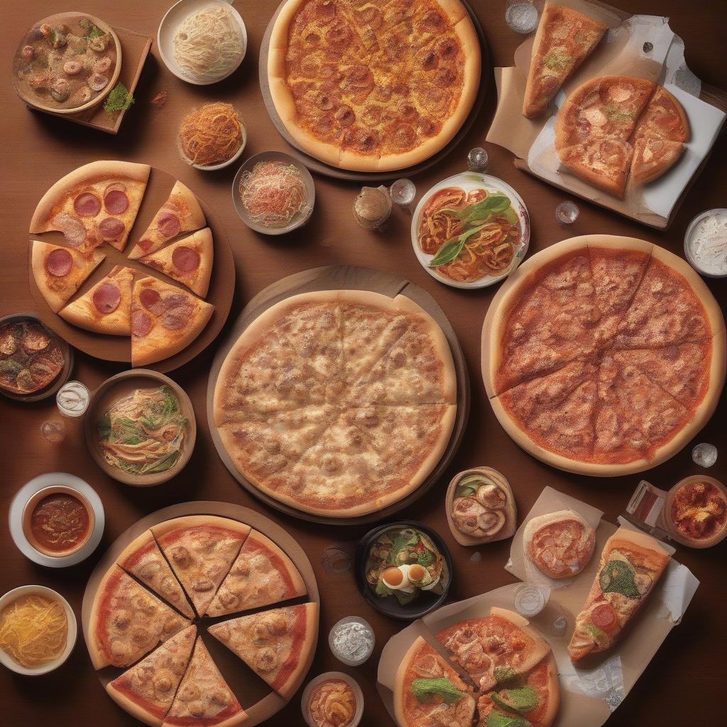 Thực đơn đa dạng tại Pizza Hut Bạch Mai