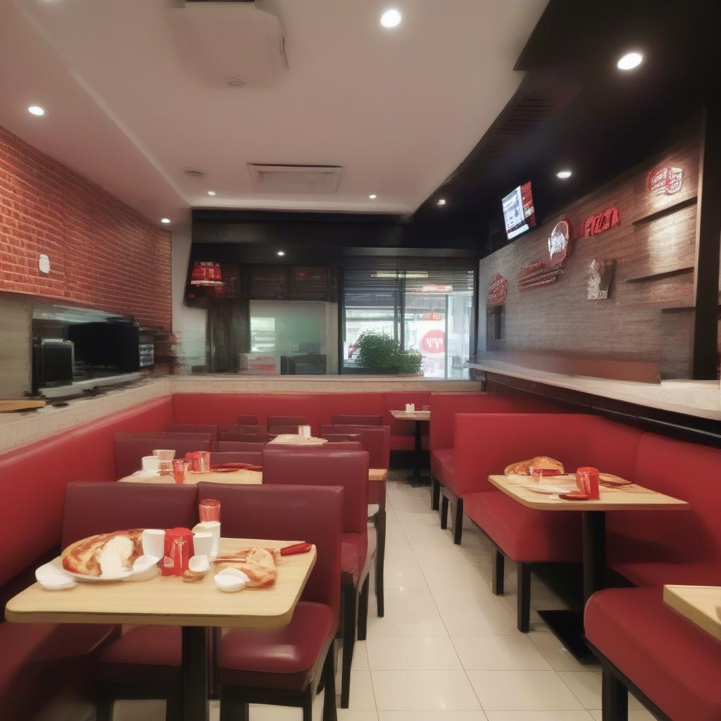 Pizza Hut Nguyễn Duy Trinh Quận 2, không gian ấm cúng và hiện đại