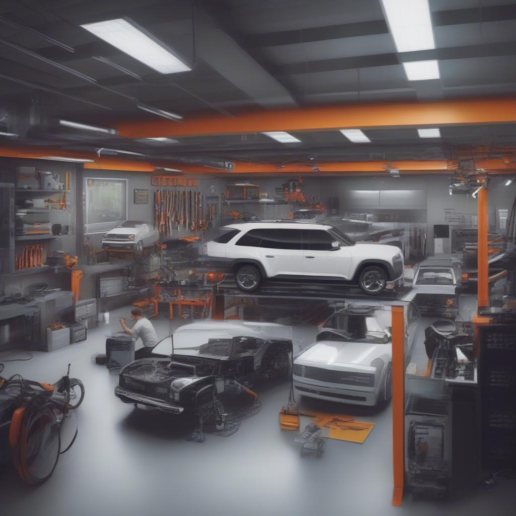 Modern Car Garage Management