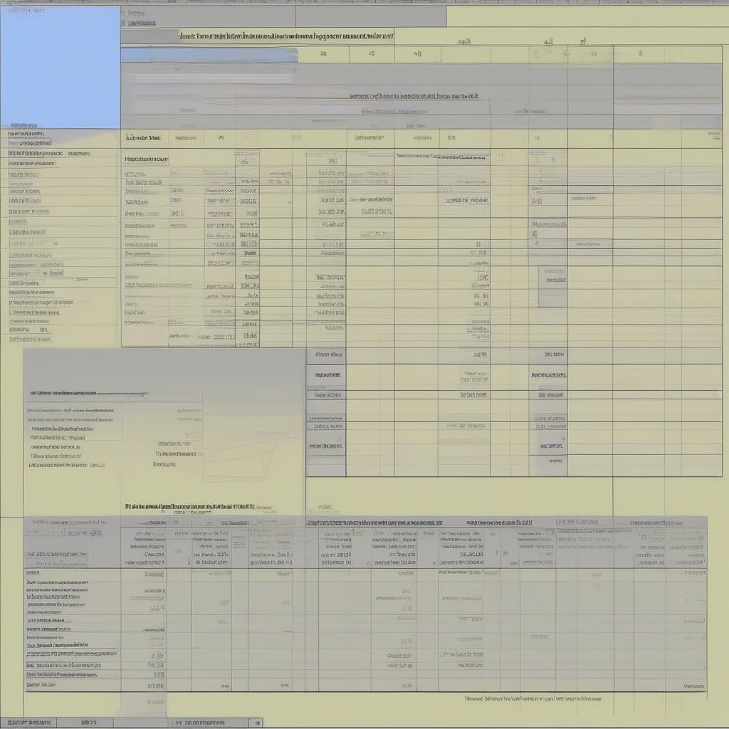 Quản lý hợp đồng xây dựng bằng Excel: Minh họa bảng tính Excel với các cột thông tin về hợp đồng xây dựng, bao gồm số hợp đồng, tên dự án, bên A, bên B, giá trị hợp đồng, ngày ký kết và tiến độ thực hiện.