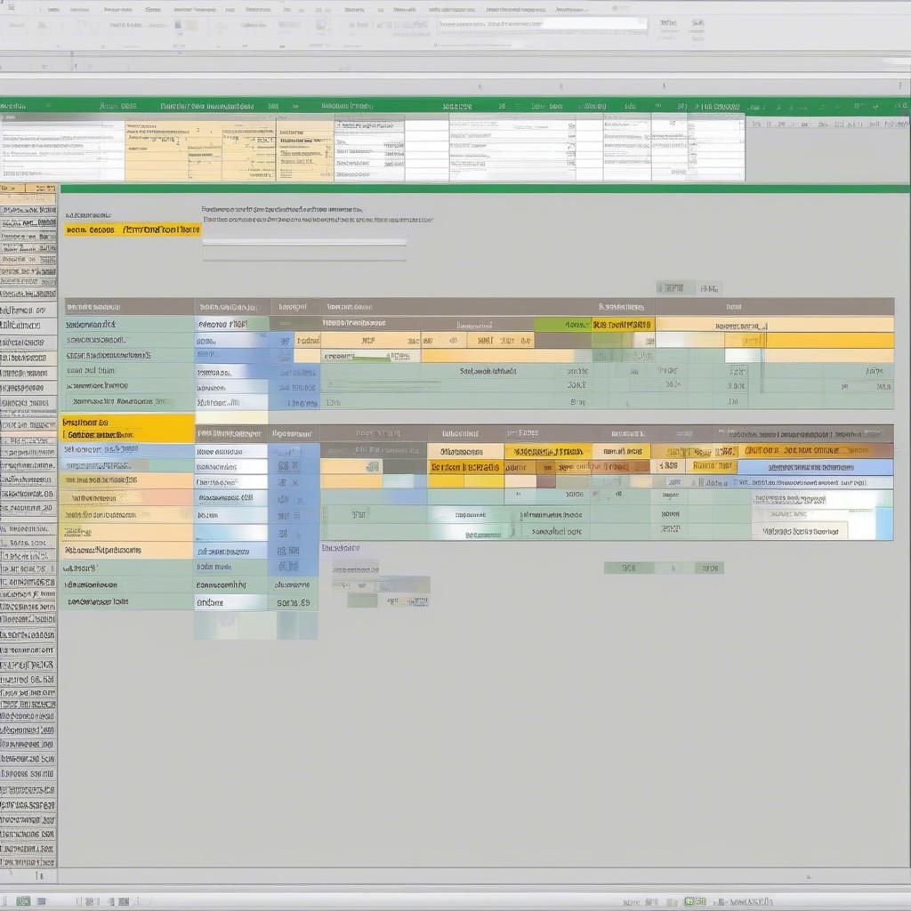 Quản lý kho phụ tùng bằng Excel