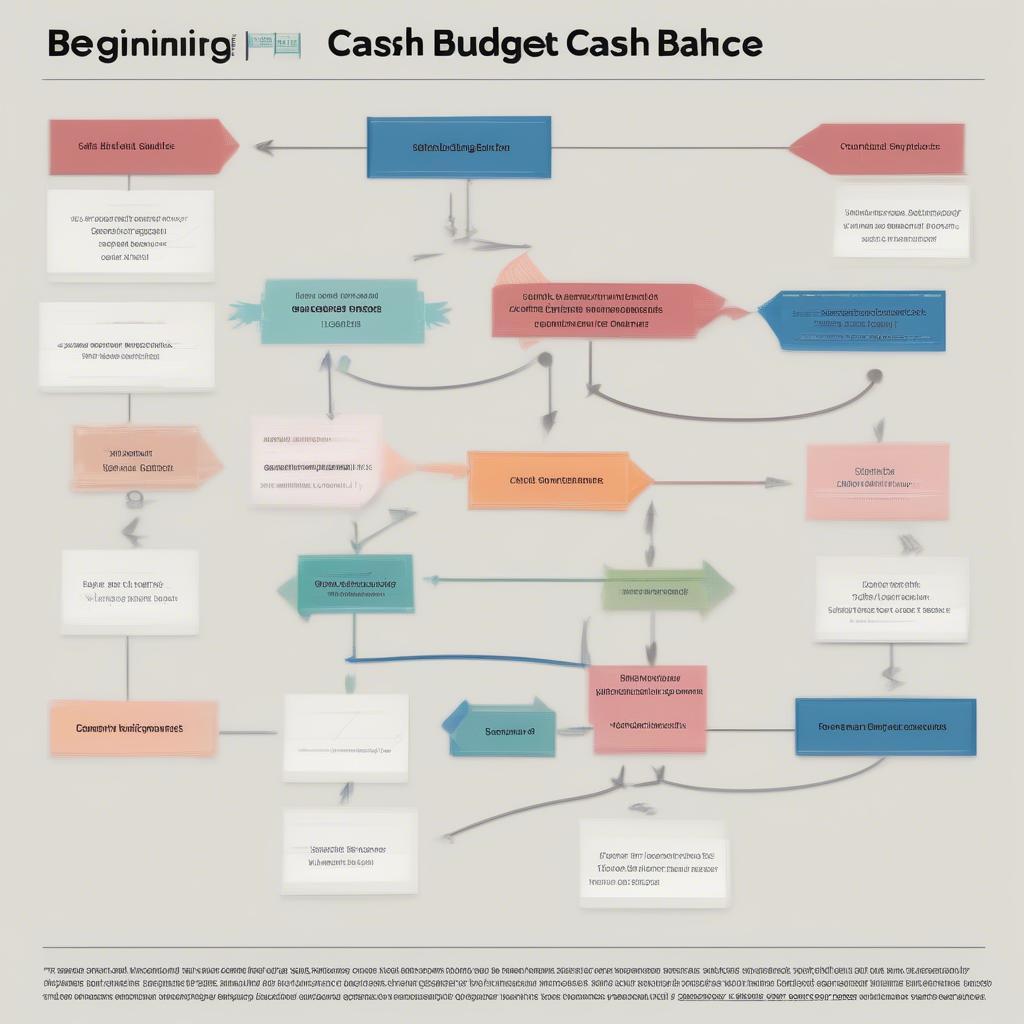 Cash Budget Process Flowchart